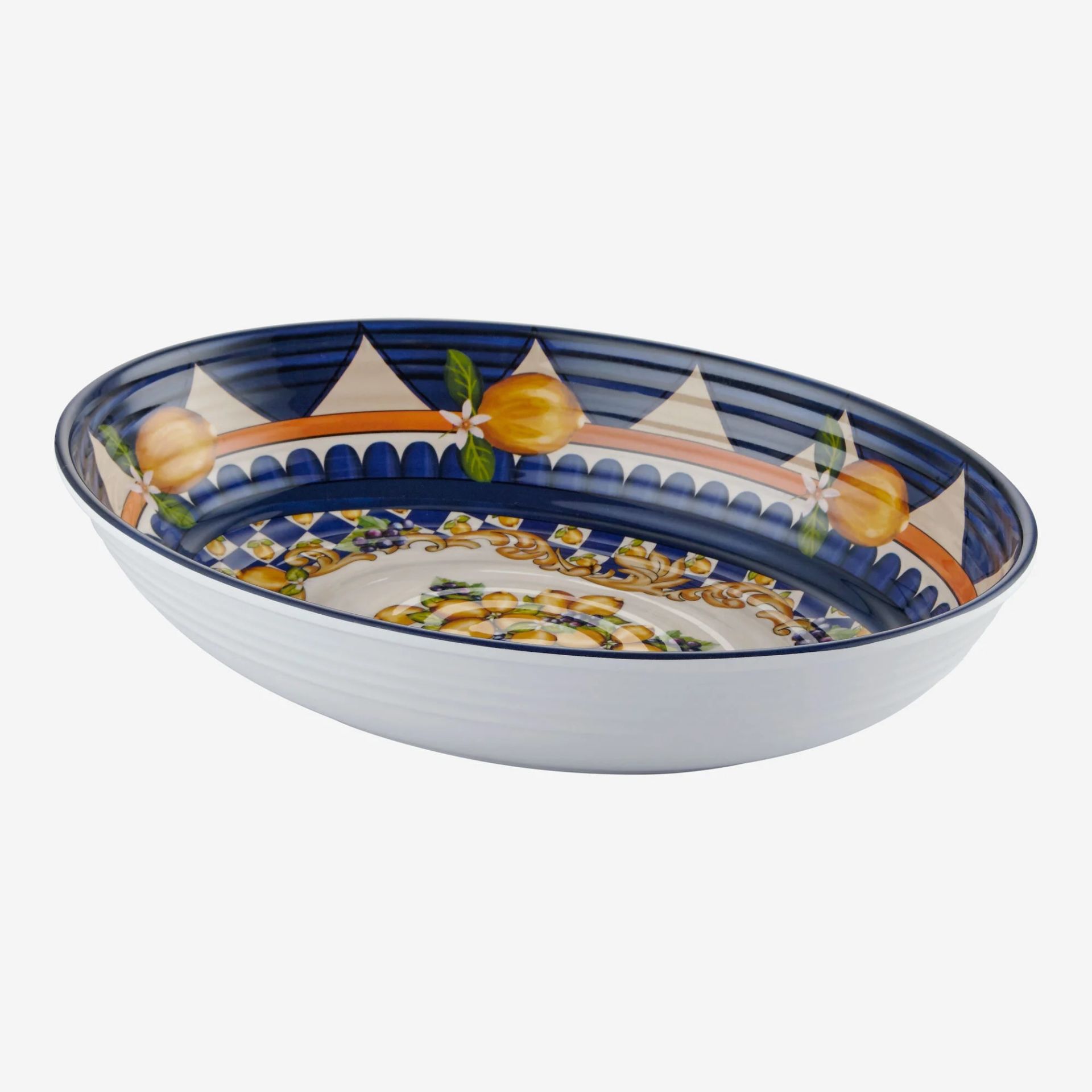 Melamin Oval Servis Kasesi 33 Cm Capri Collection by Chiara Alessi