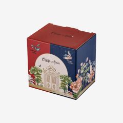 Lacivert Porselen Tek Kişilik Çay Seti 350 Ml