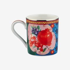 Mavi Yeşil Porselen Kahve Fincan Seti 120 ml La Vita E Bella