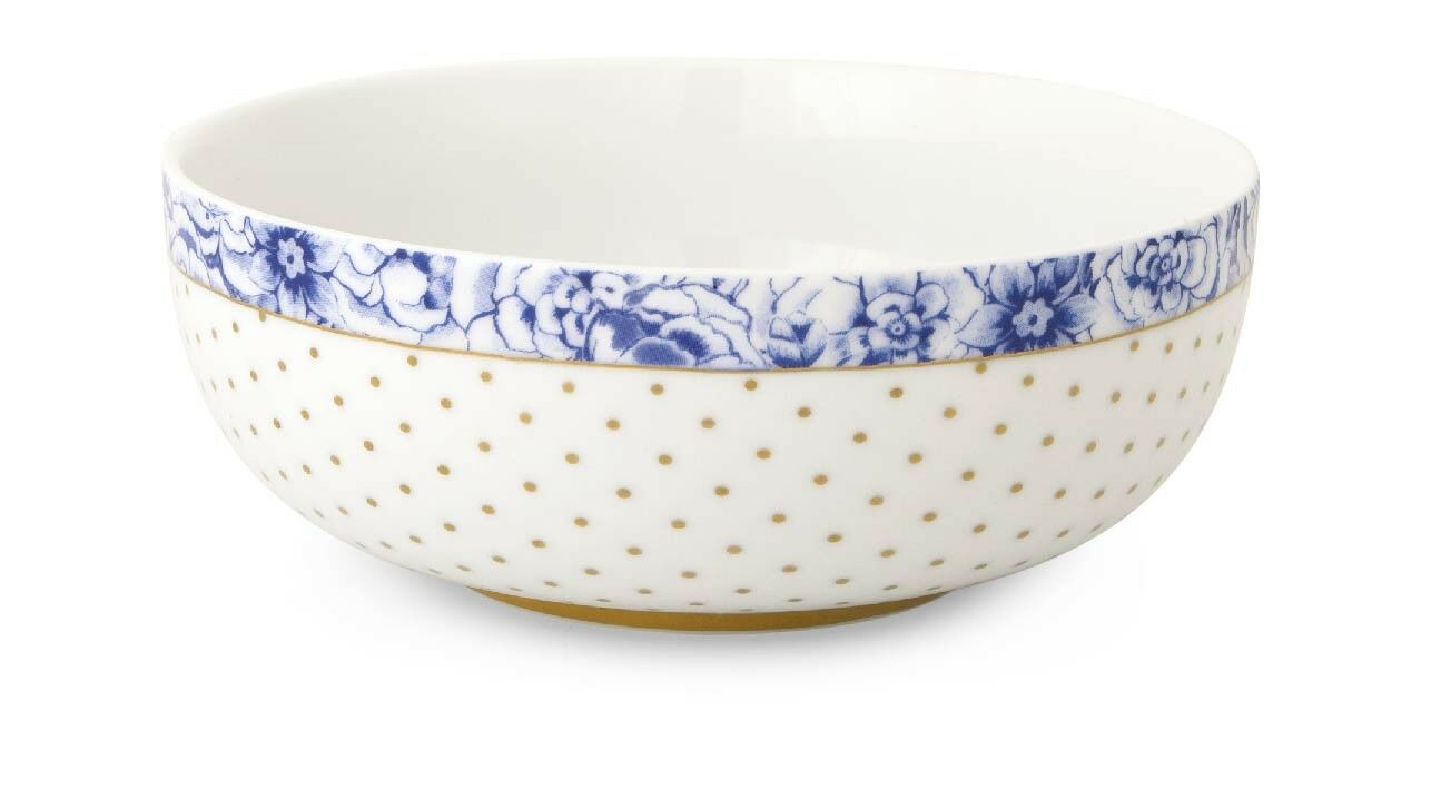 Royal Beyaz Kase Altın Puantiyeli 15 cm.