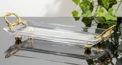 METAL KULPLU CAM SERVİSLİK Altın