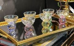 Altılı Kristal Mini Lokumluk