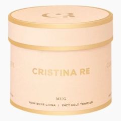 CRISTINA RE Gold Leopar 2 li Kahve Fincanı