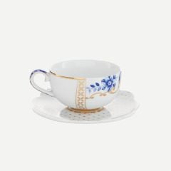 Mavi Beyaz Porselen Kahve Fincanı 125 Ml Royal White Collection by Pip Studio