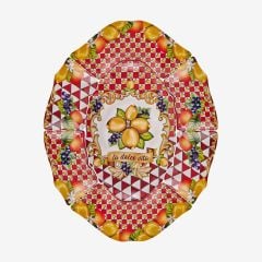 Mavi Melamin Meze Tabağı 7 Parça Capri Collection by Chiara Alessi