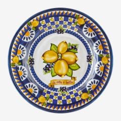 Melamin Yemek Tabağı 28 Cm Capri Collection by Chiara Alessi