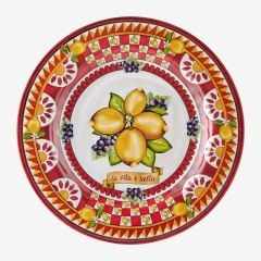 Melamin Yemek Tabağı 28 Cm Capri Collection by Chiara Alessi