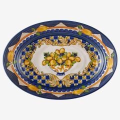 Melamin Oval  Servis Kasesi 33 Cm Capri Collection by Chiara Alessi