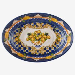 Melamin Oval  Servis Kasesi 33 Cm Capri Collection by Chiara Alessi