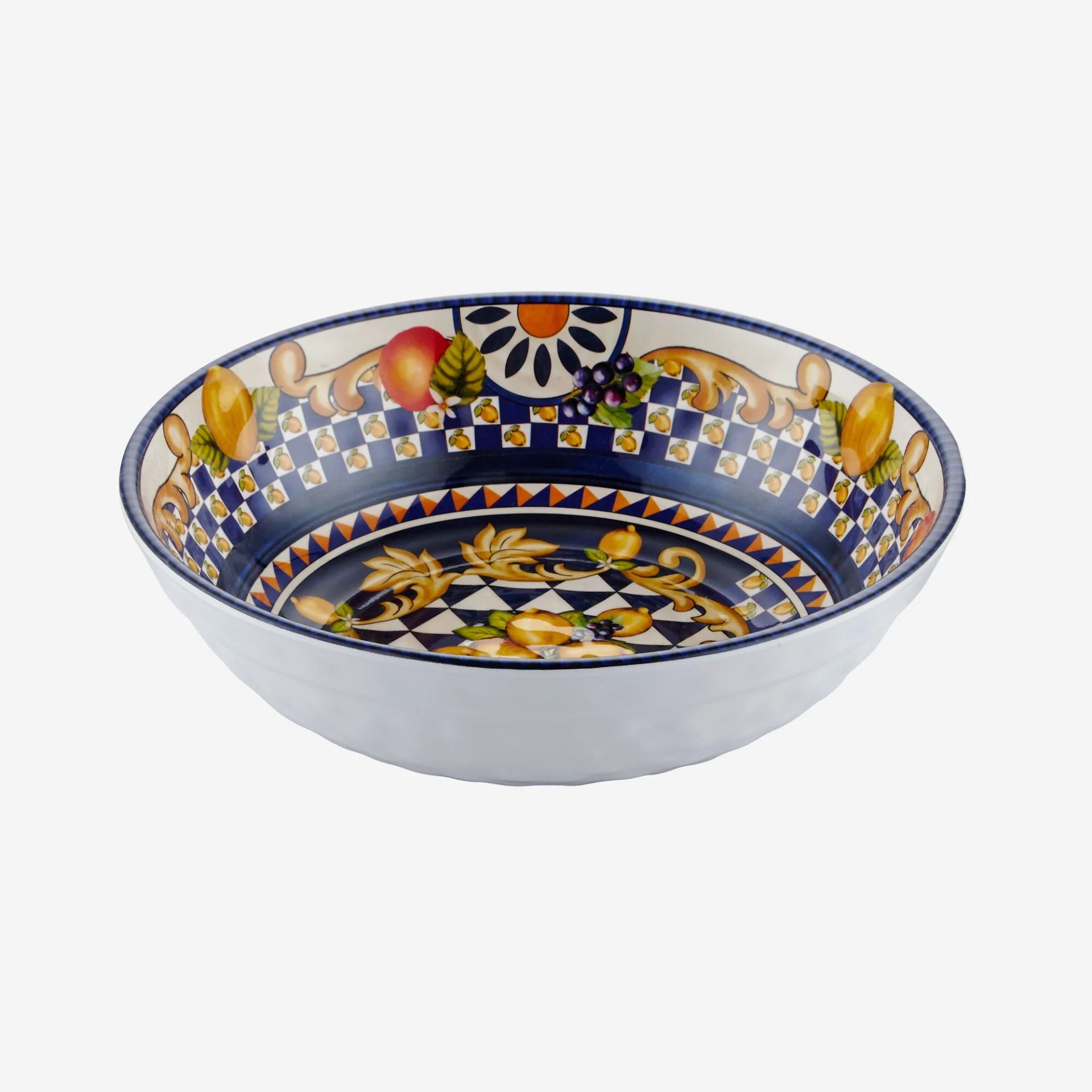 Melamin Kase 20 Cm Capri Collection by Chiara Alessi mavi limon