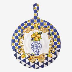 Melamin Sunum Tahtası 41 Cm Capri Collection by Chiara Alessi mavi