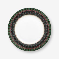 Yeşil Porselen Yemek Tabağı 26,5 Cm Berry Blues