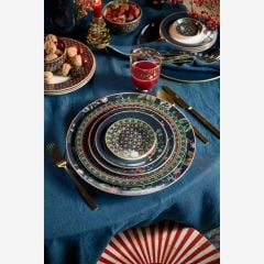 Yeşil Porselen Petit Four Tabağı 12 Cm Berry Blues
