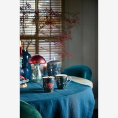 Mavi Porselen Kupa Seti 350 Ml Berry Blues