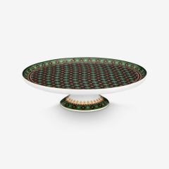 Yeşil Porselen Kek Standı 21 Cm Berry Blues