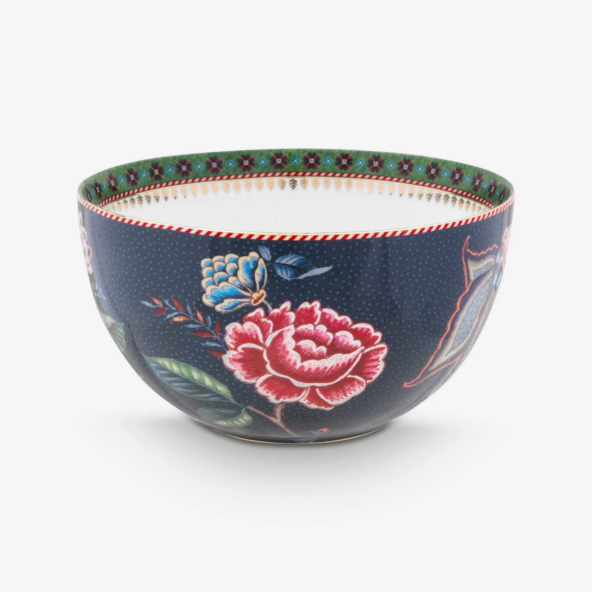Mavi Porselen Kase 15 Cm Berry Blues