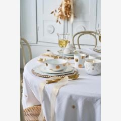 Beyaz Porselen Kase 15 Cm Dot Delight