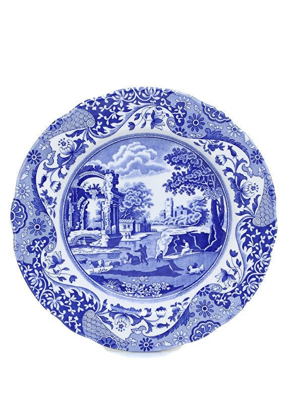 Spode Blue Italian Porselen 8 kişilik Yemek Takımı