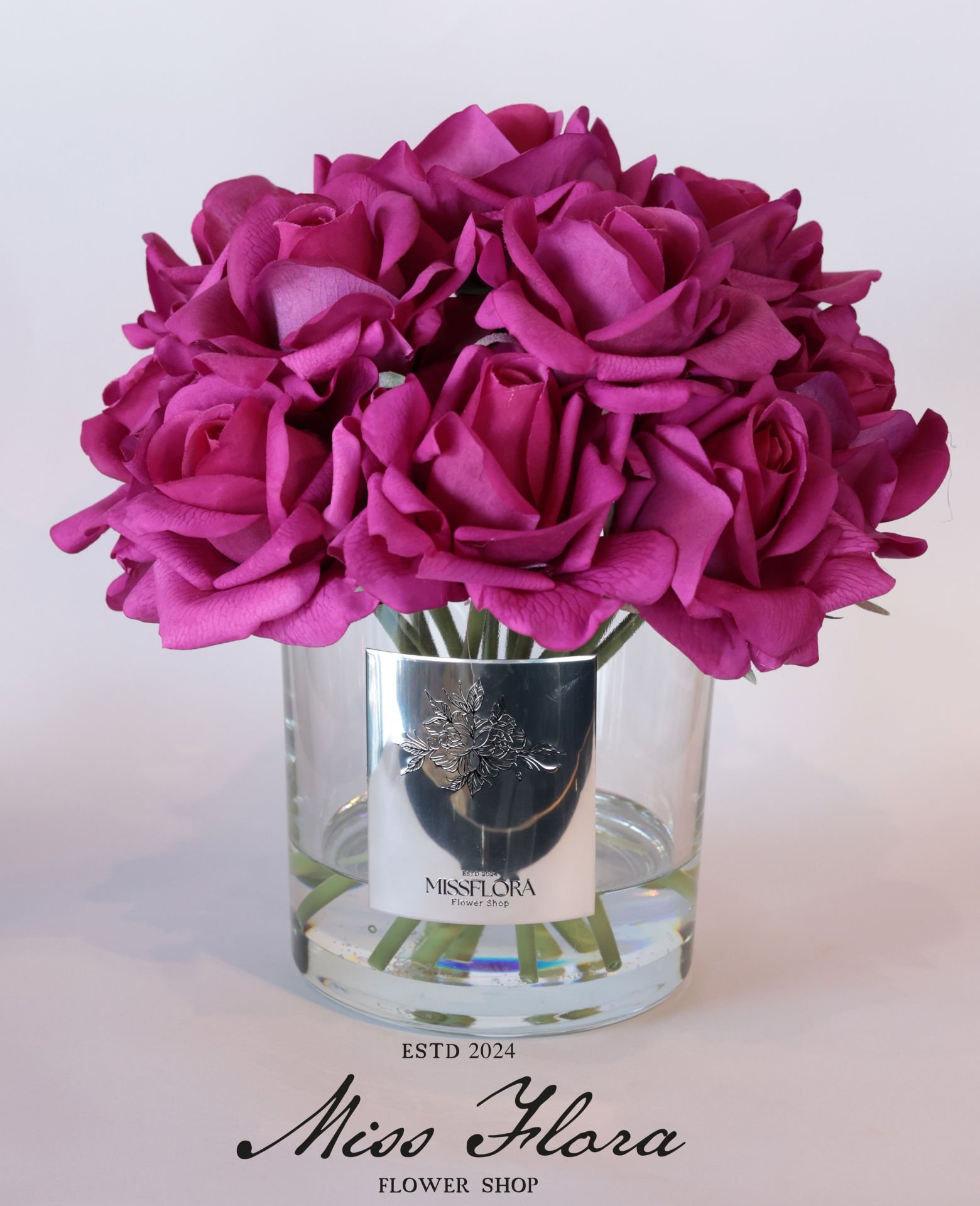 Gümüş Fuşya 15 Gül Oda Kokusu