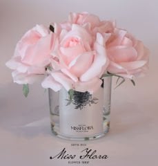 Gümüş Pembe 7 Güllü Oda Kokusu