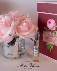 Gümüş Pembe 7 Güllü Oda Kokusu