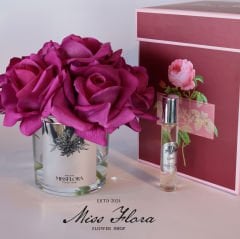 Gümüş Fuşya 7 Güllü Oda Kokusu