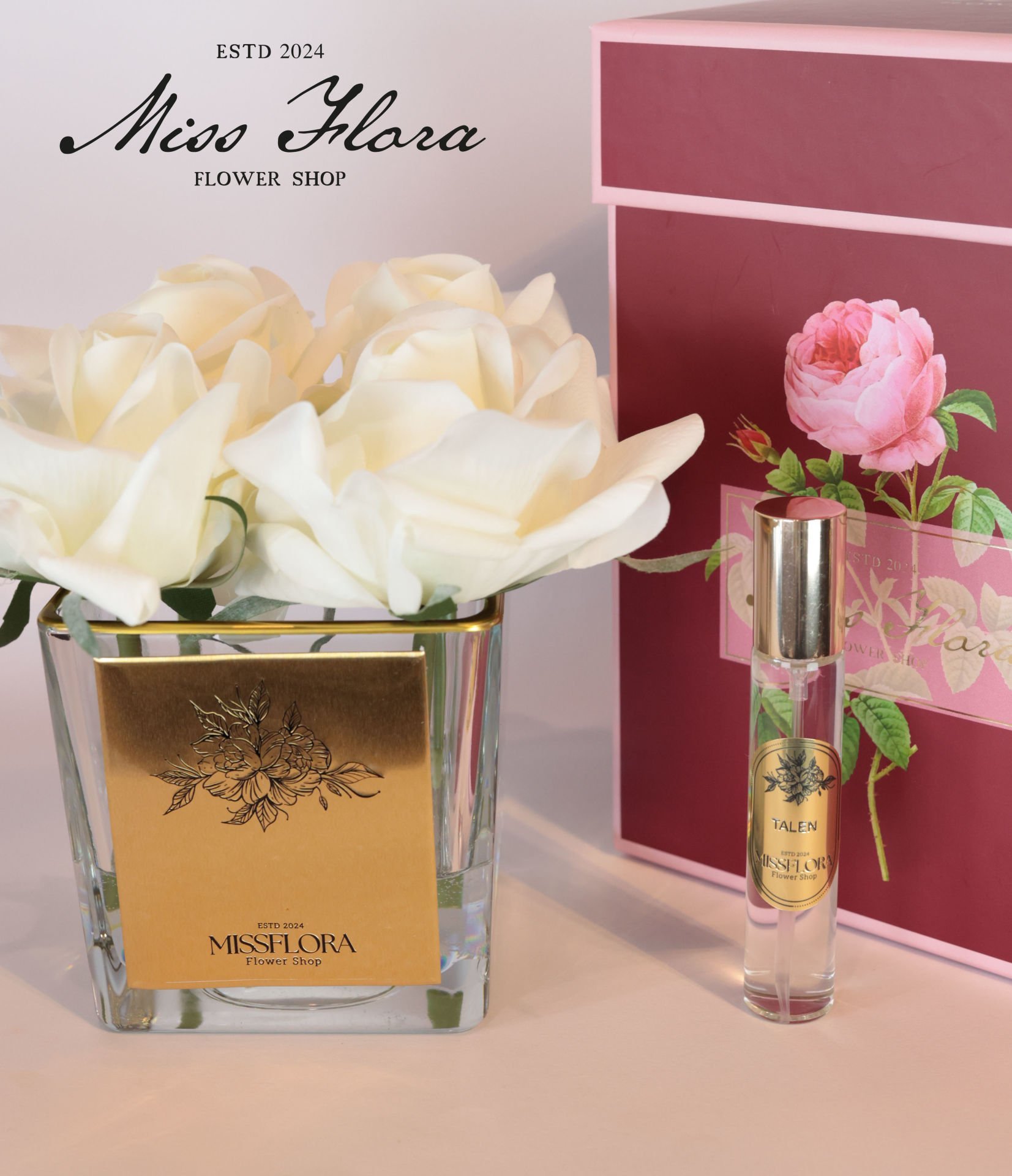 Gold Beyaz 4 güllü Oda kokusu