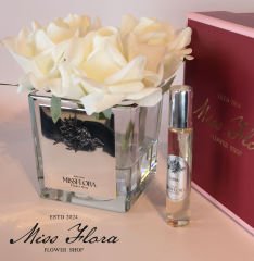 Gümüş Beyaz 4 Güllü Oda Kokusu