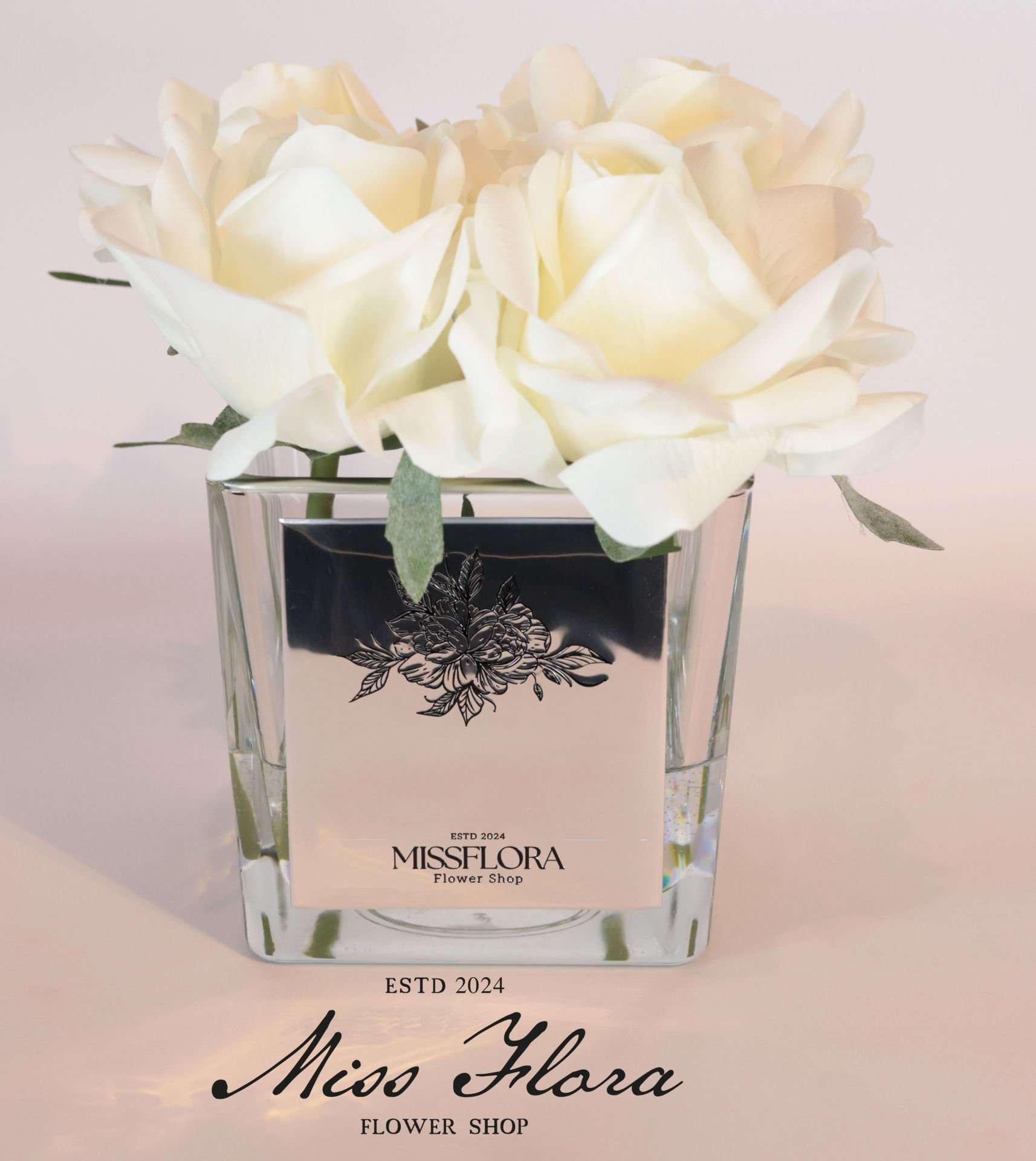 Gümüş Beyaz 4 Güllü Oda Kokusu