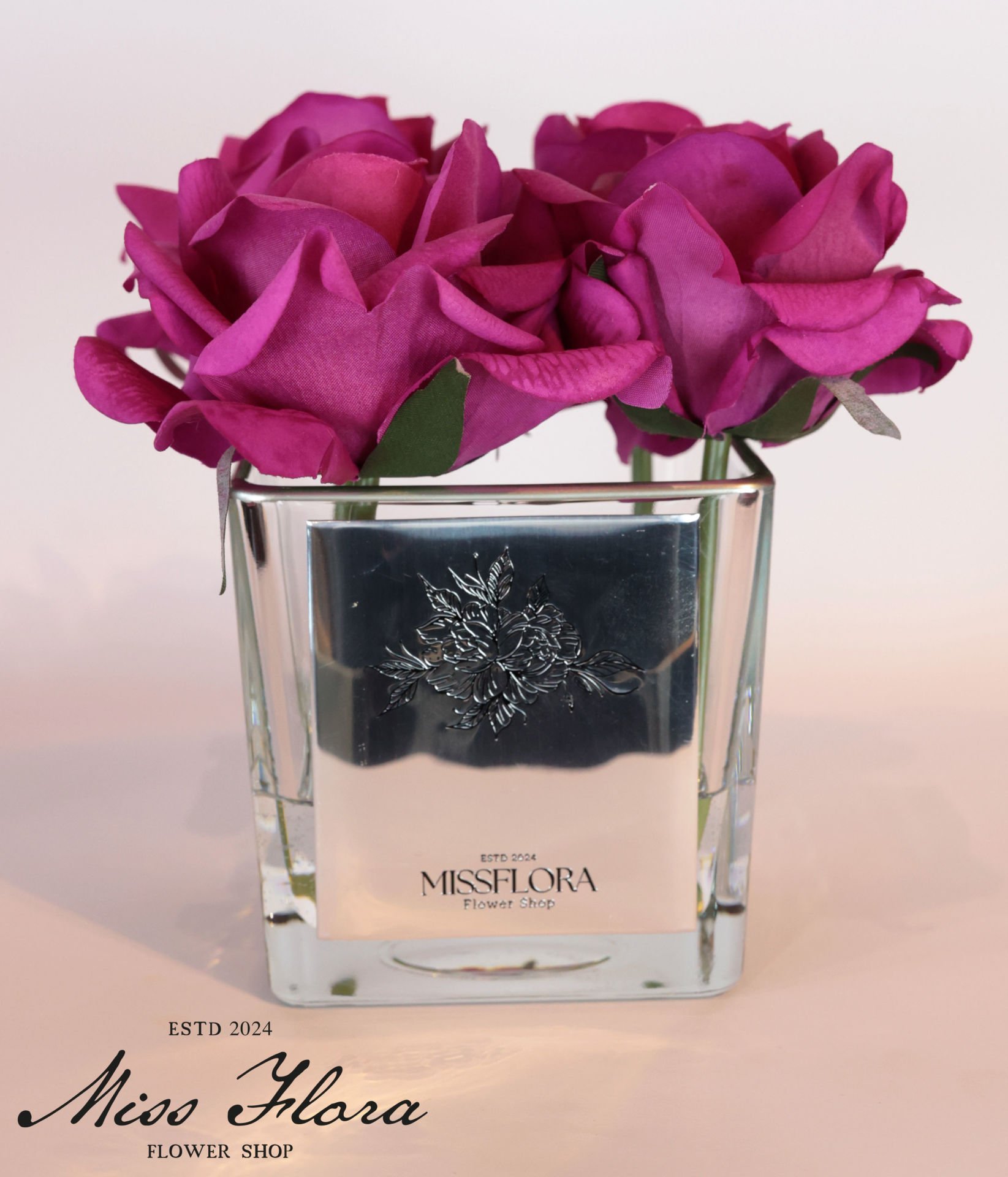 Gümüş Fuşya 4 Güllü Oda Kokusu