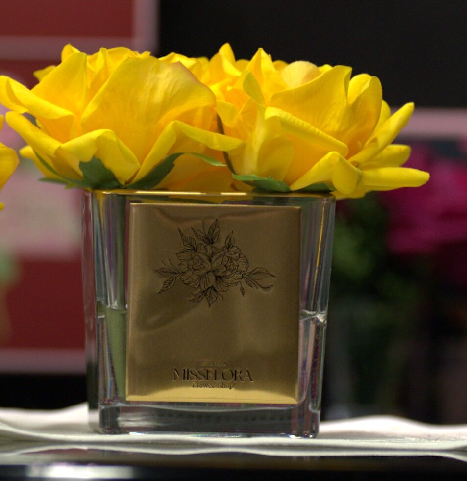 Sarı Dört Güllü Oda Kokusu