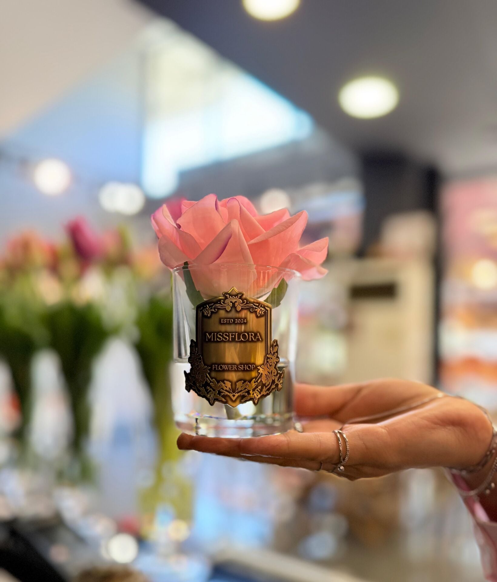 Gold Pembe Tek Gül Oda Kokusu