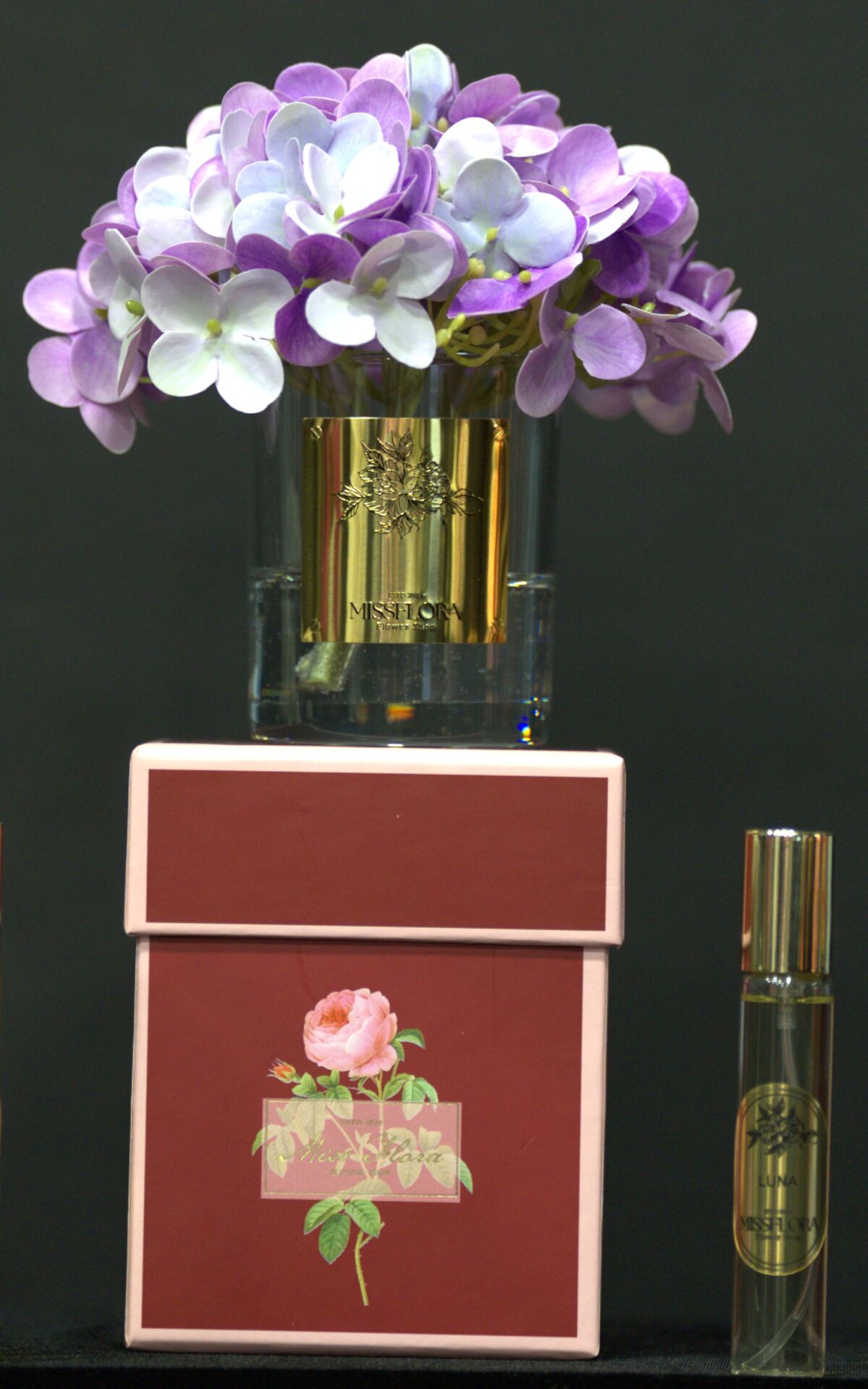 Gold Lila Tekli Ortanca Oda Kokusu