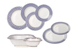 IMPERIALDinner set 6/24 Youth Cobalt net