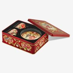 Kırmızı Porselen Kahve Fincan Seti 120 Ml Capri Collection by Chiara Alessi