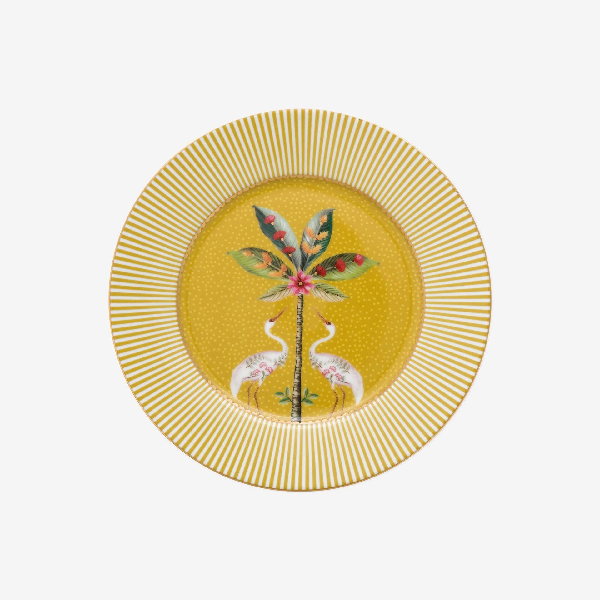 Sarı Porselen Pasta Tabağı 17 Cm La Majorelle Collection by Pip Studio