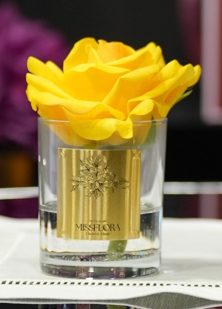 Sarı  Tek Gül Oda Kokusu