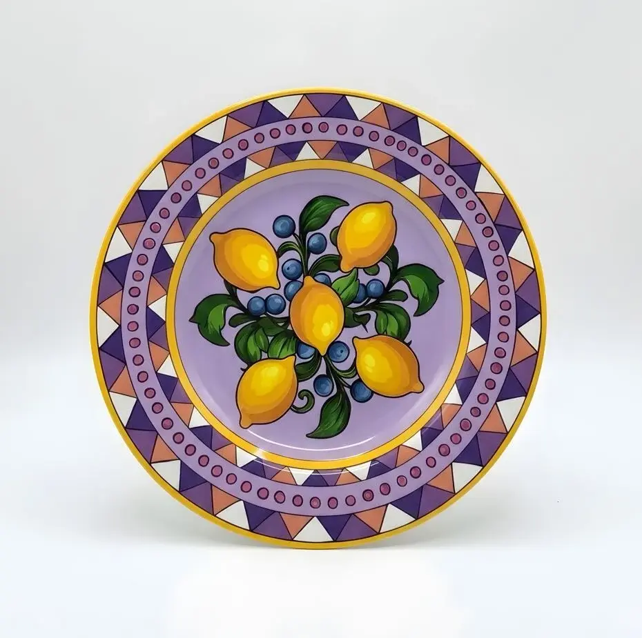 La Fiorencia Limonaia Pasta Tabağı Mor 22 cm
