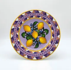 La Fiorencia Limonaia Pasta Tabağı Mor 22 cm
