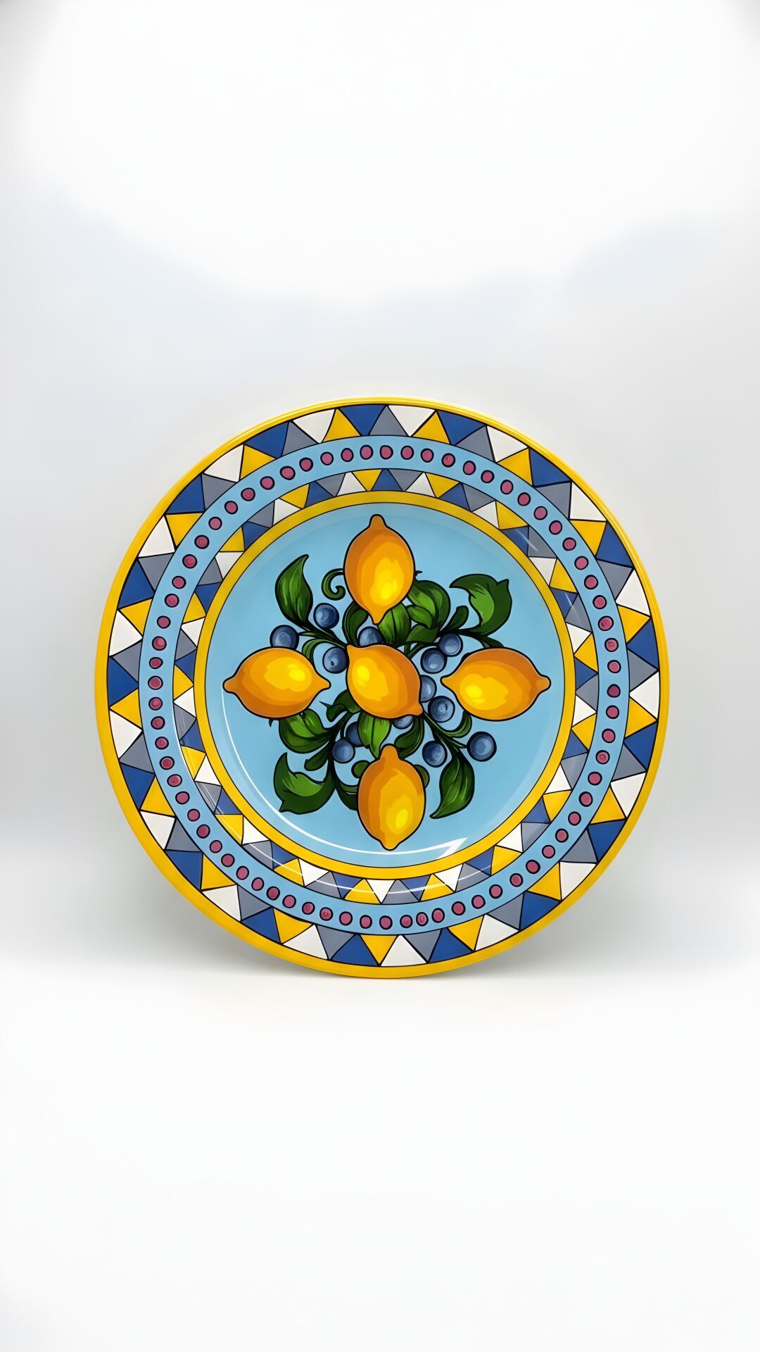 La Fiorencia Limonaia Pasta Tabağı Mavi 22 cm