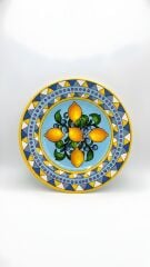 La Fiorencia Limonaia Pasta Tabağı Mavi 22 cm