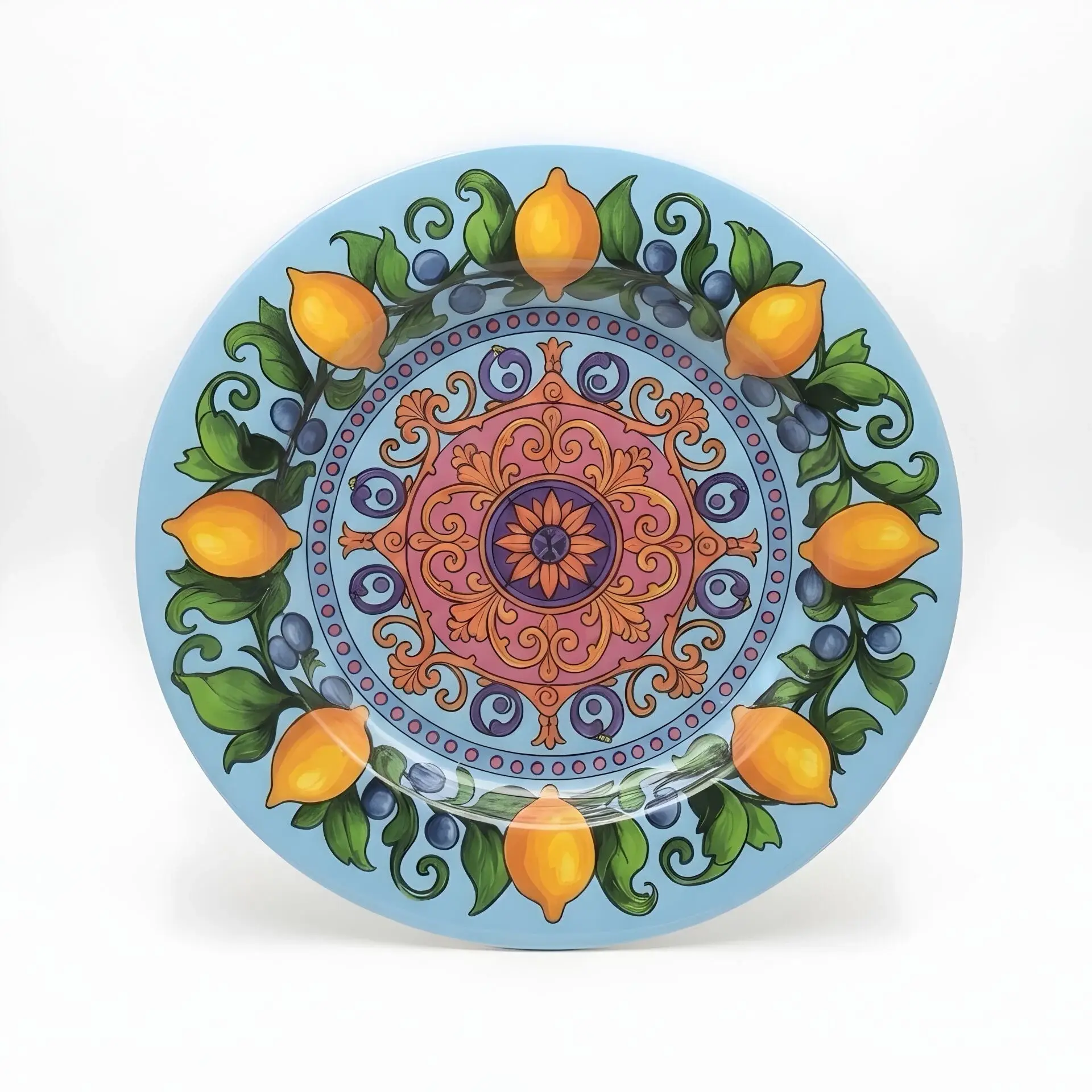 Limonaia Yemek Tabağı Mavi 28 cm