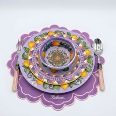 Limonaia Yemek Tabağı Mor 28 cm